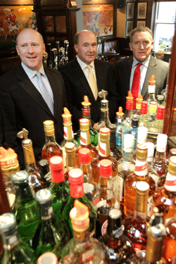 From left: DIGI Secretary Donall O’Keeffe DIGI Chairman Kieran Tobin and the Report’s author Anthony Foley at the launch of the DIGI’s latest report on the contribution of the drinks industry to the economy. From left: DIGI Secretary Donall O’Keeffe DIGI Chairman Kieran Tobin and the Report’s author Anthony Foley at the launch of the DIGI’s latest report on the contribution of the drinks industry to the economy.