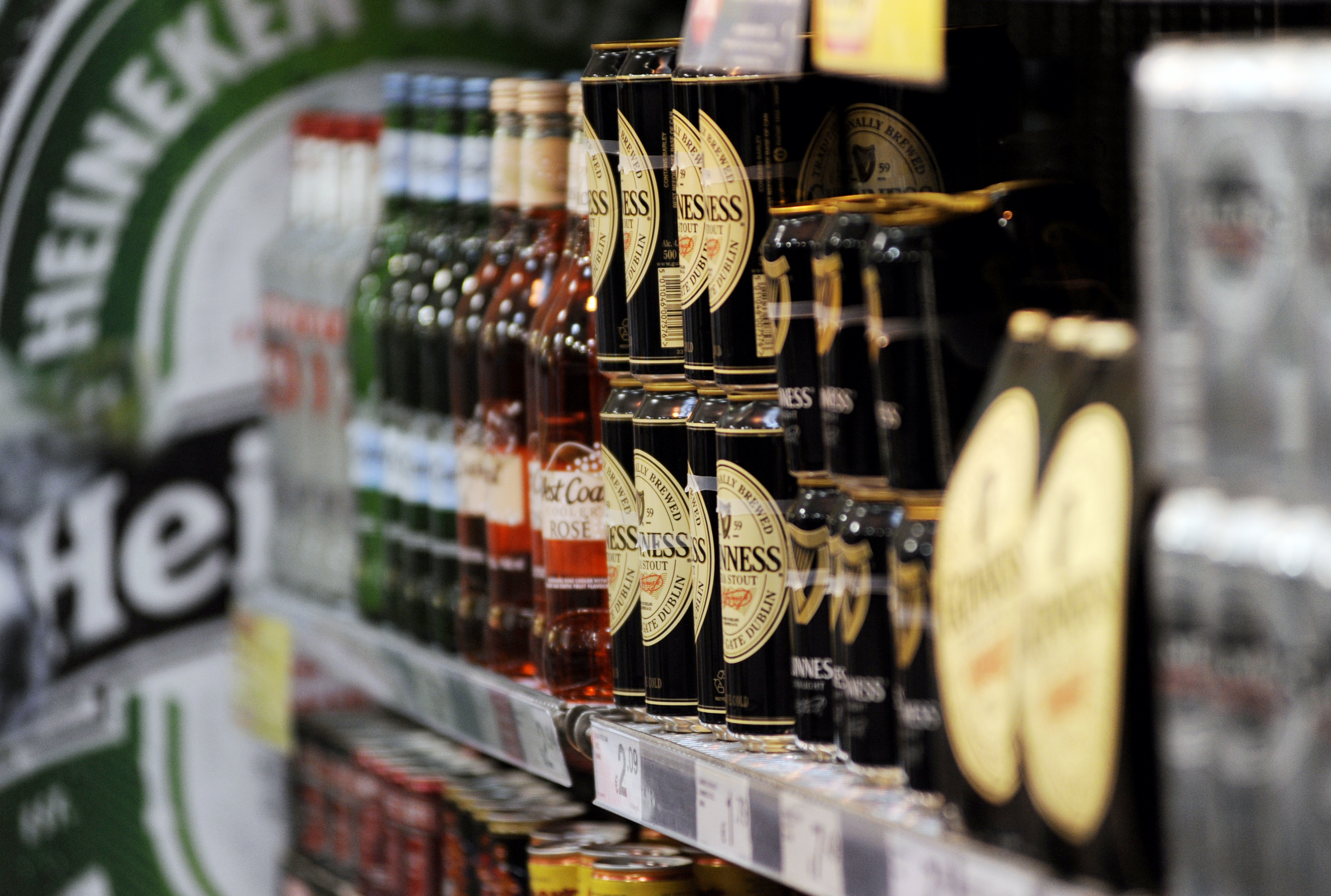 Off-trade beer prices were down annually by 3.6% last month.