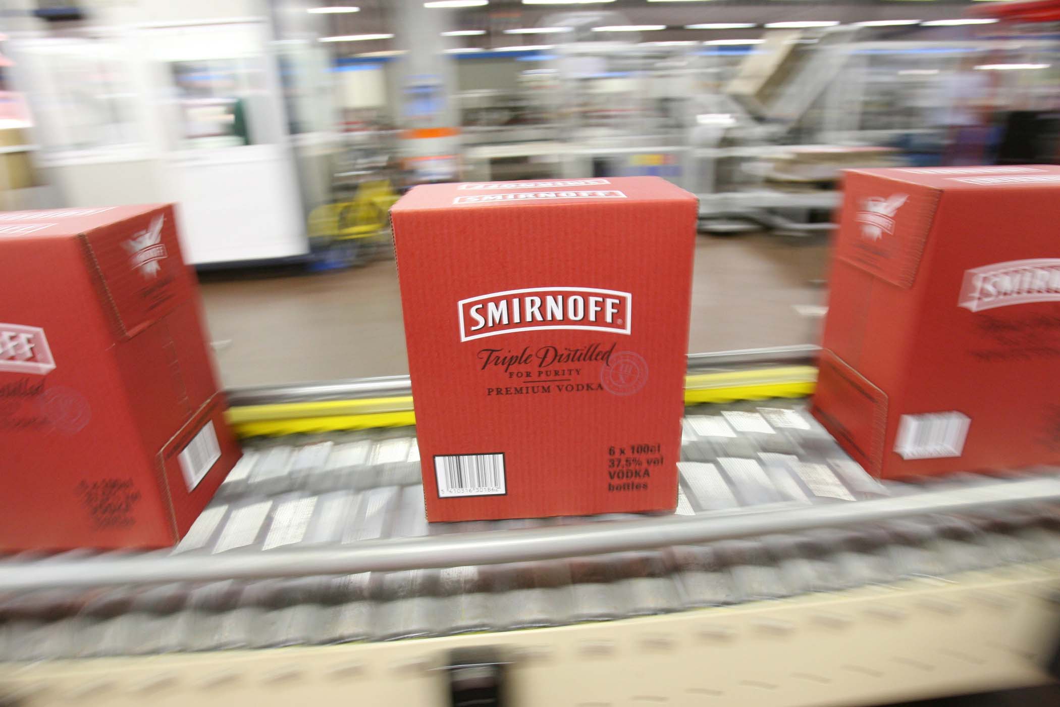 Smirnoff sold 26 million nine-litre cases last year.