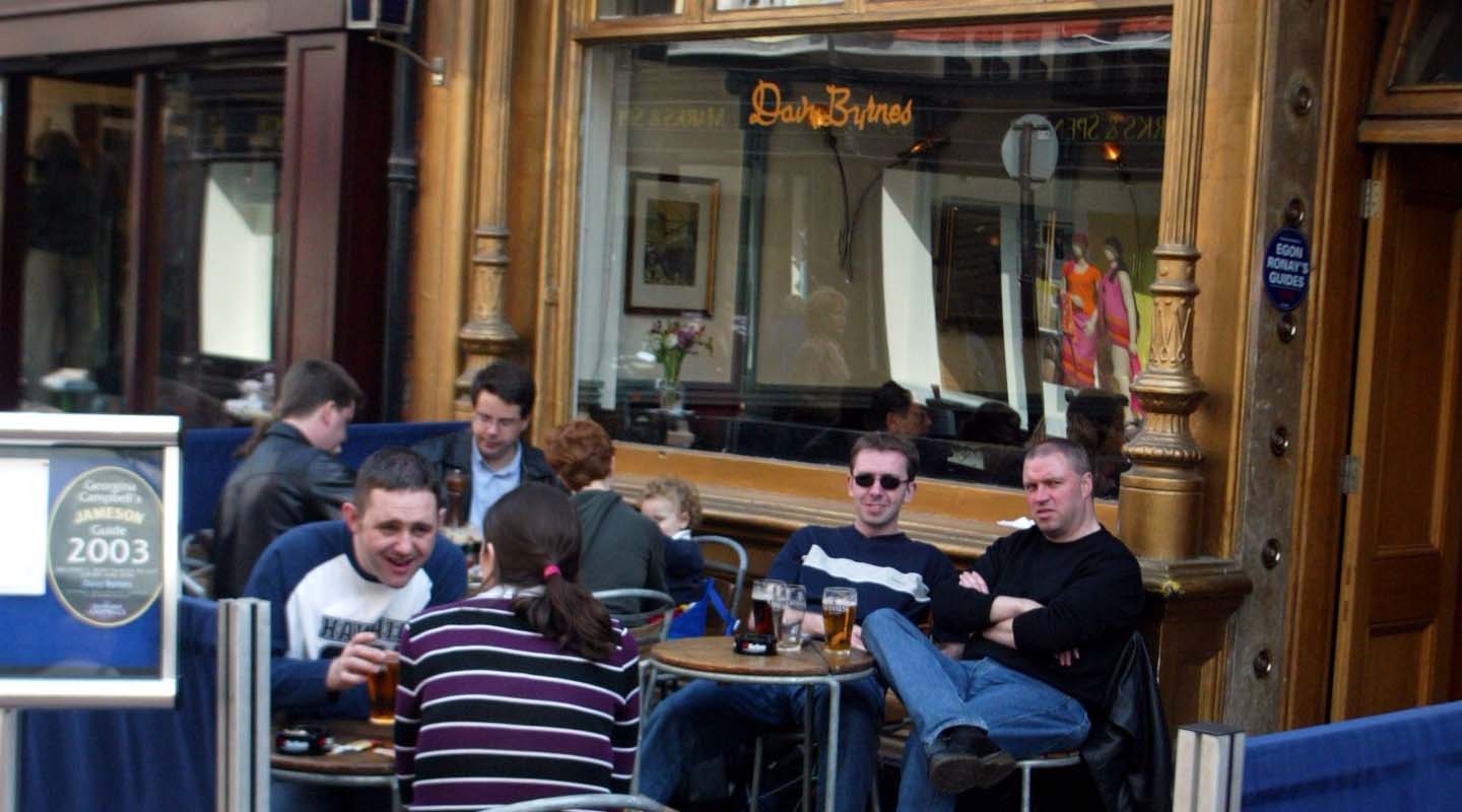"These regulations are extended to ensure that there will be no further fee for the remainder of this year for street licences for installing tables and chairs to facilitate the consumption of food outside hotels, restaurants, public houses and other establishments such as coffee shops." - Darragh O'Brien.