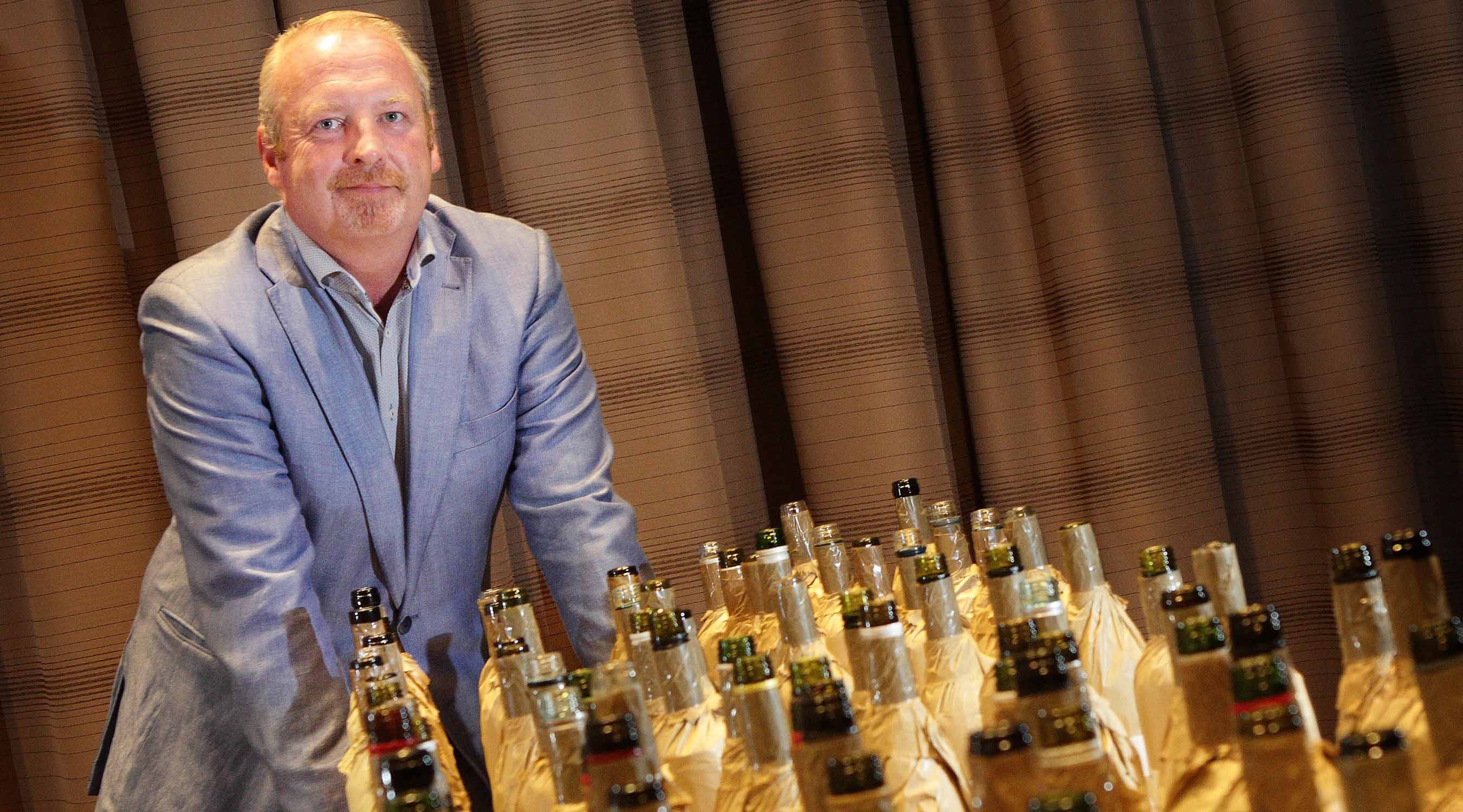 Gary O’Donovan, Chairman NOffLA at the 2015/16 Irish Wine Show judging event.