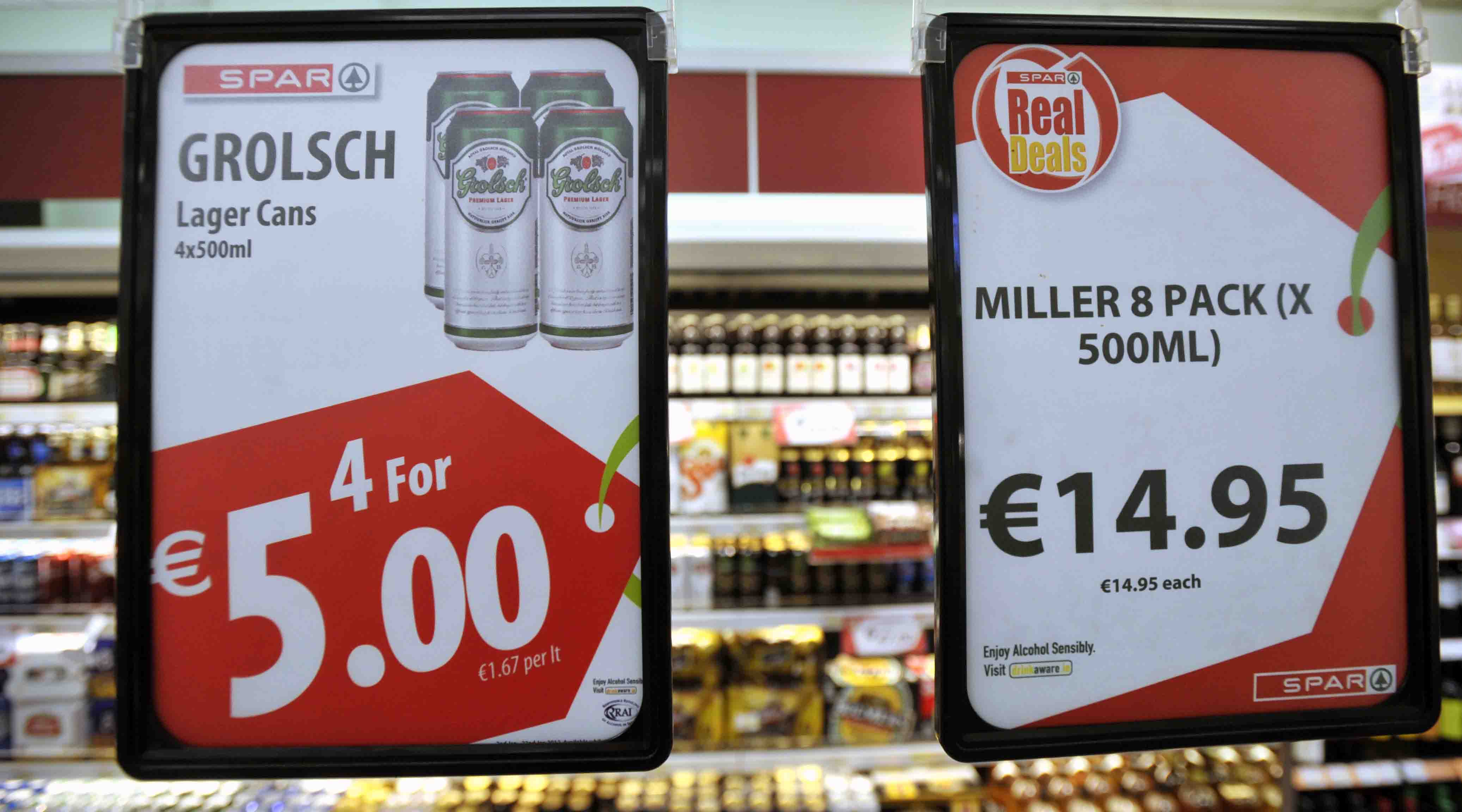 The new regulations mean the shelving of popular multi-buy deals in supermarkets and off-licences.