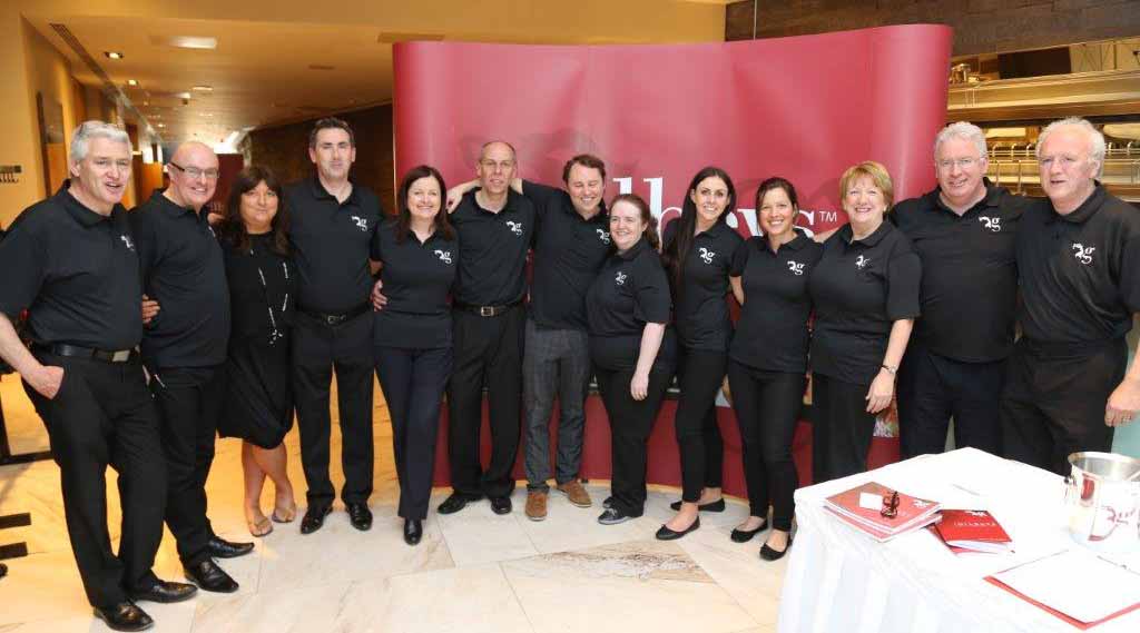 The new Gilbeys Wine Team at the recent Portfolio Tasting in the Radisson Blu, Golden Lane.