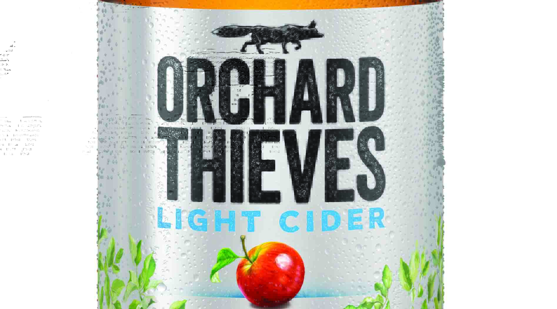 Orchard Thieves Light boasts 33% less sugar than Orchard Thieves at just 28 calories per 100ml and an ABV of 4.5%.