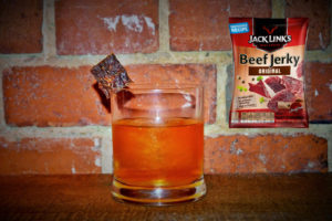 Jack Links Beef Jerky is also currently being used as a delicious garnish for the popular infused bourbon and whiskey cocktails at the Camden Exchange in Dublin. 