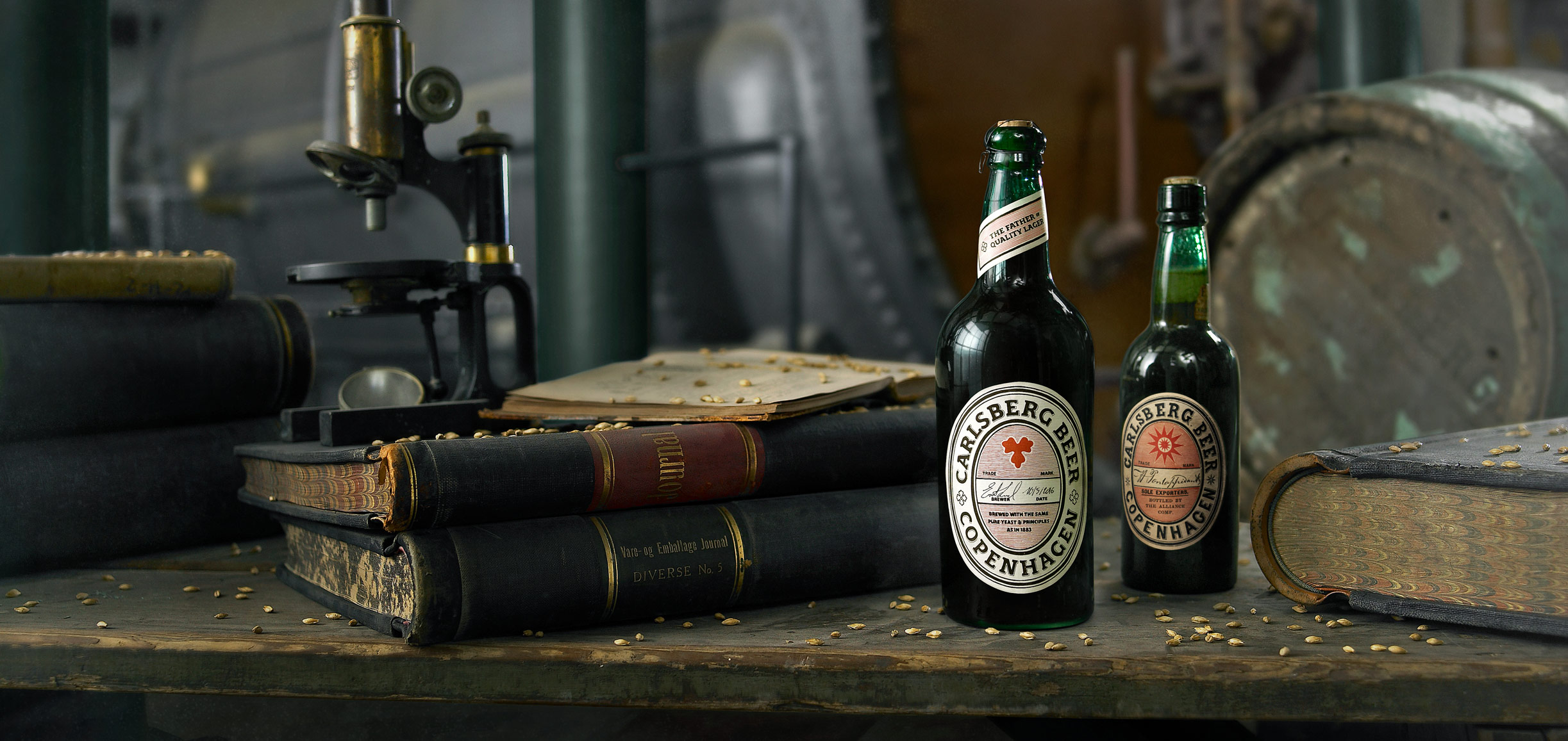 Leading scientists and brewers re-brewed the world’s first quality lager in the most authentic manner, using the original pure yeast and the exact same recipe, ingredients and brewing techniques from 1883.