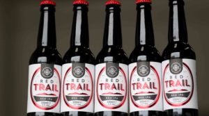 Cheers to Mourne Mountains Brewery as Red IPA wins two Great Taste Awards, the only craft beer brewer in NI to obtain that rating. Pictured: the award-winning Red Trail Red IPA