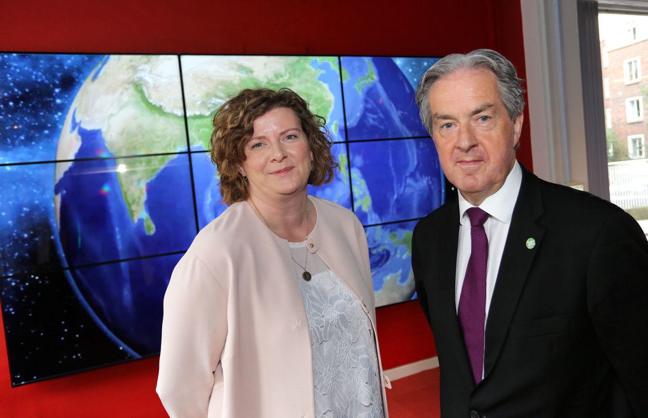 Helen King, Director of Consumer Insight at Bord Bia with Aidan Cotter, Chief Executive, Bord Bia.