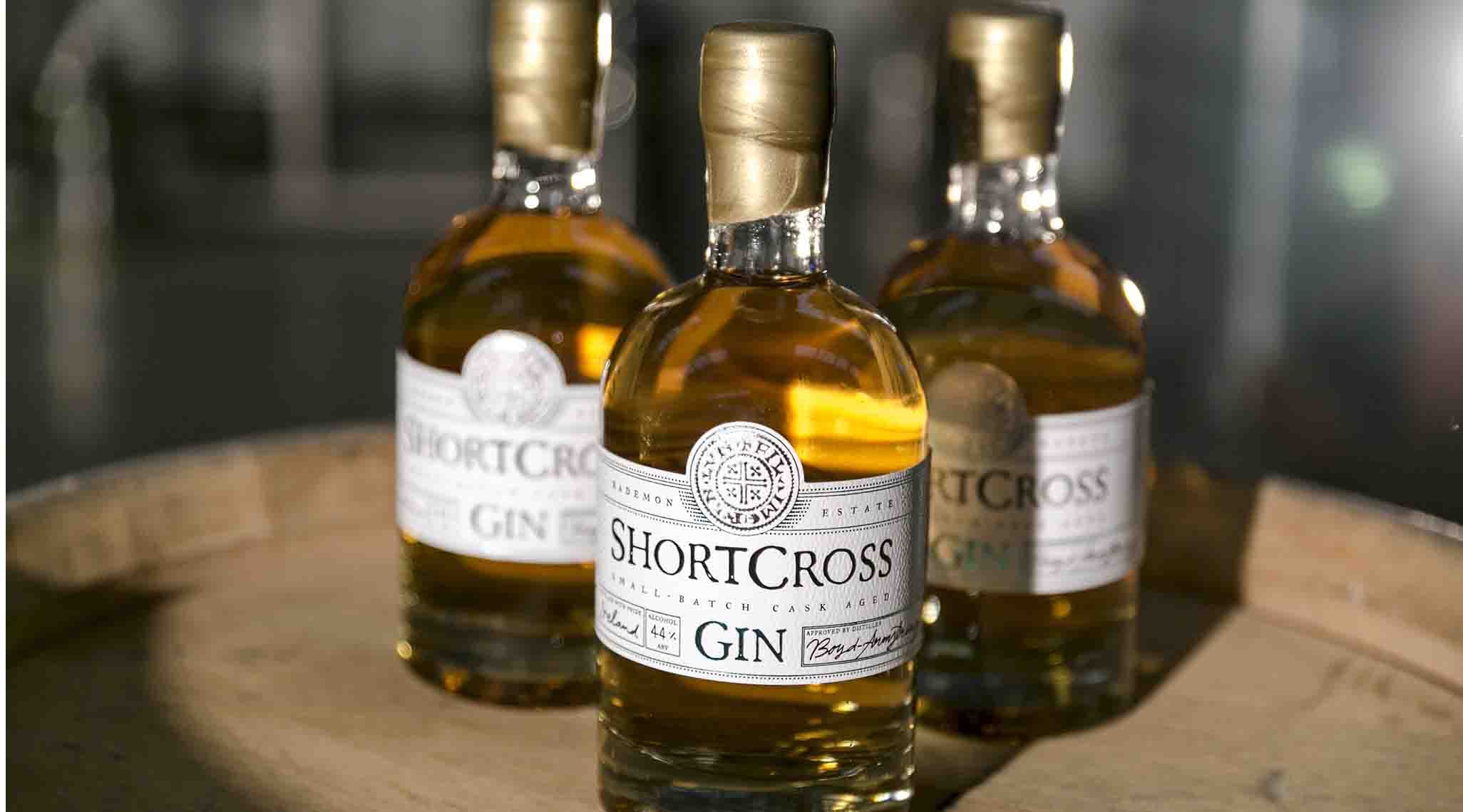 Shortcross Cask Aged Gin is on limited release.