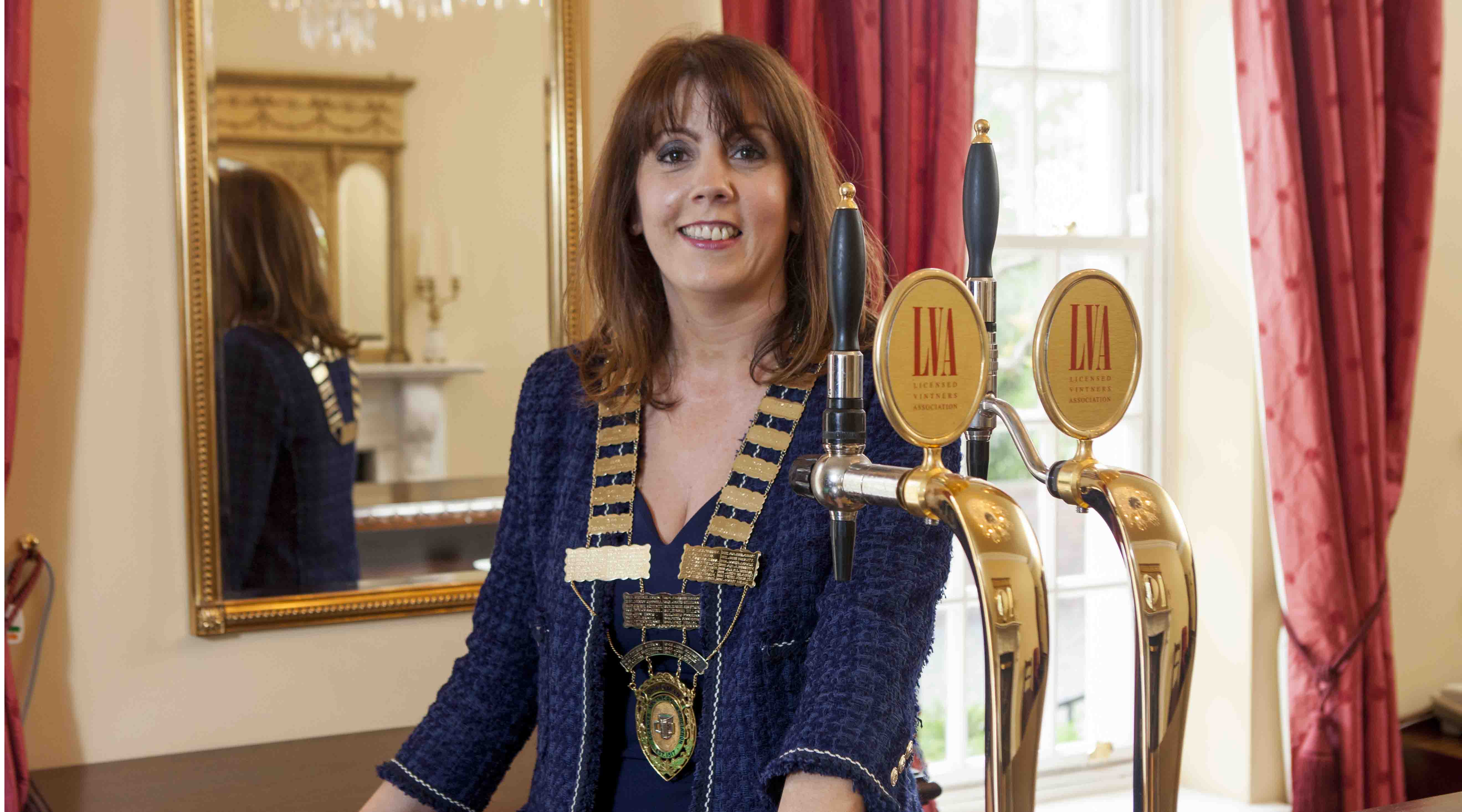 Deirdre Devitt helps elaborate on the LVA's Bicentennial pub-goers survey
