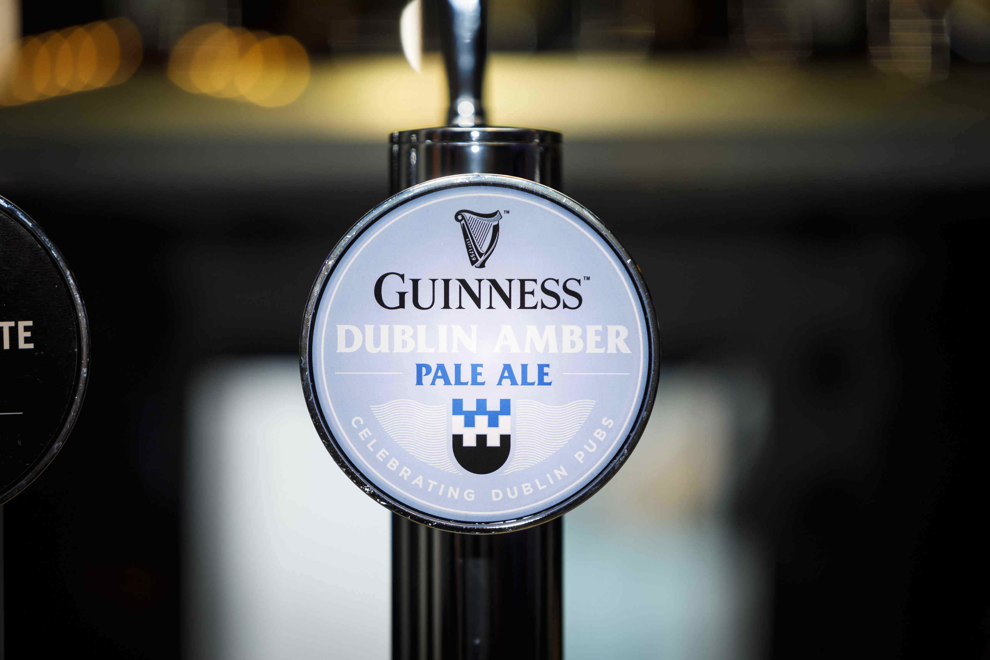 Guinness Dublin Amber Pale Ale has six varieties of hops, pine and citrus aromas and flavours, is nitrogen-infused for added smoothness and has a pleasant bitter finish.