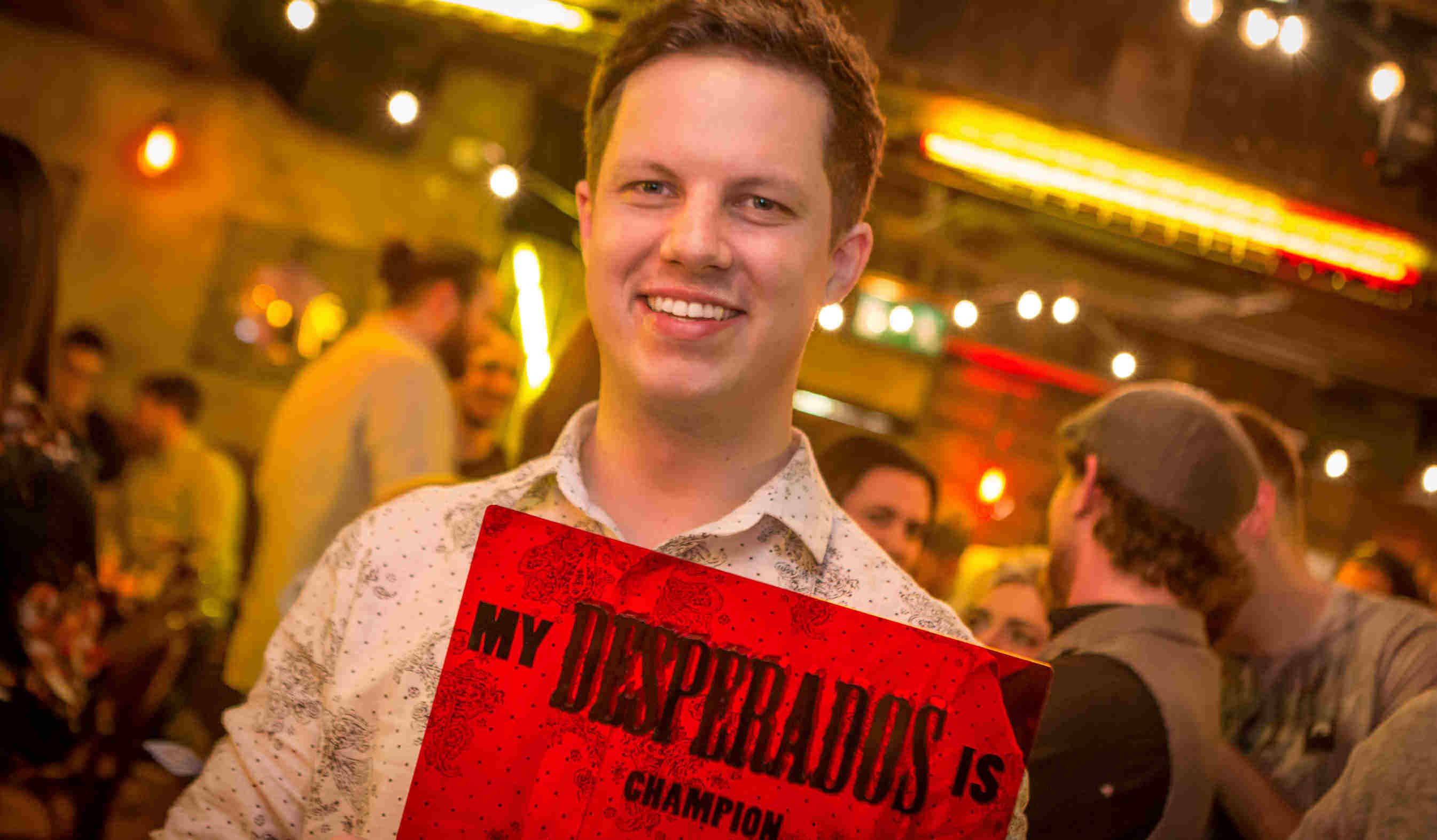 Stefan Nolan of SoHo Bar & Restaurant in Cork was crowned winner of the nationwide ‘My Desperados Is…’ competition held in Dublin’s Xico bar recently.