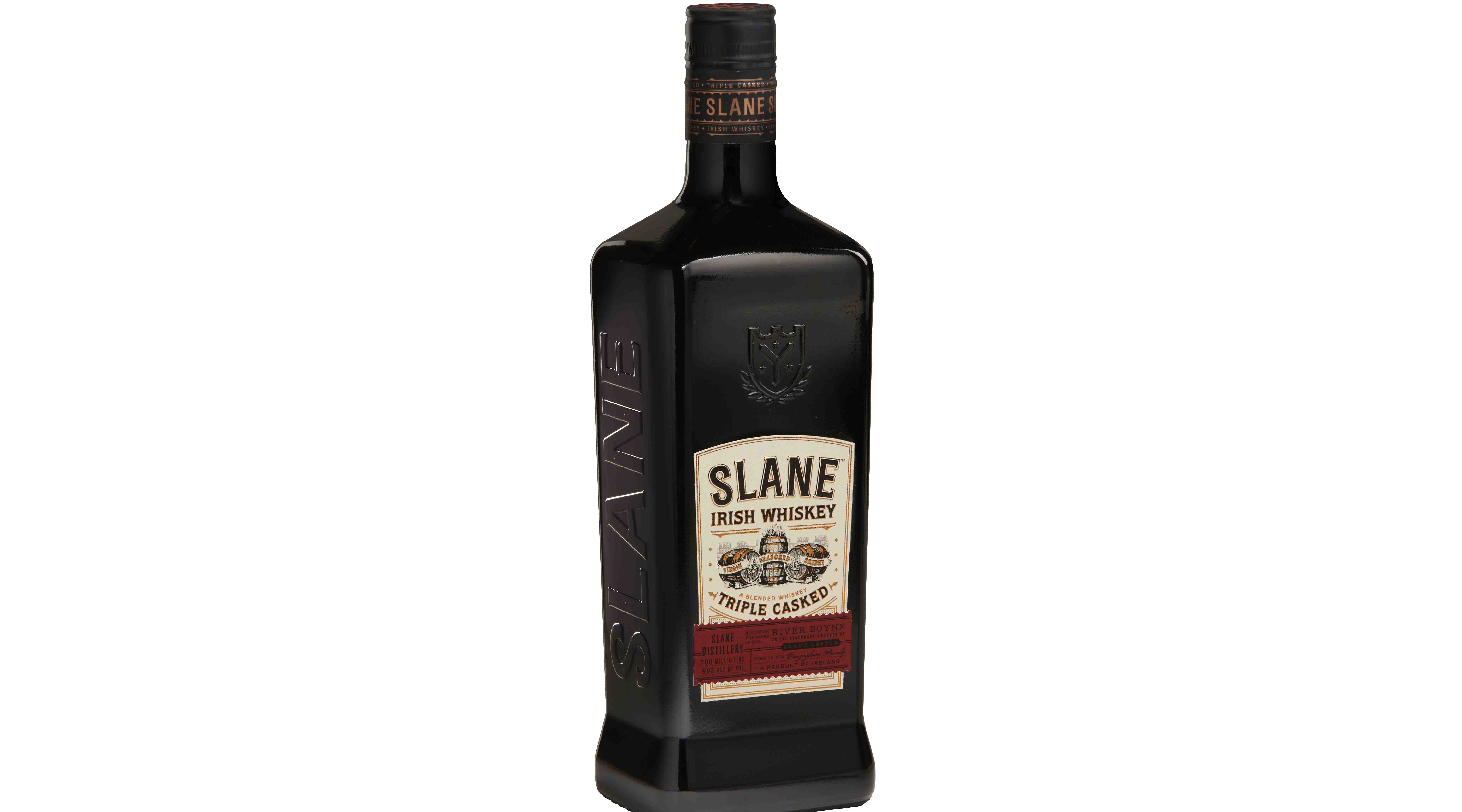 A triple-cask maturation through the use of the three different barrels allows Slane Whiskey to customise the final taste.