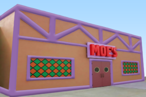 Moe’s Tavern from The Simpsons – this development could give Moe an inflated ego…..