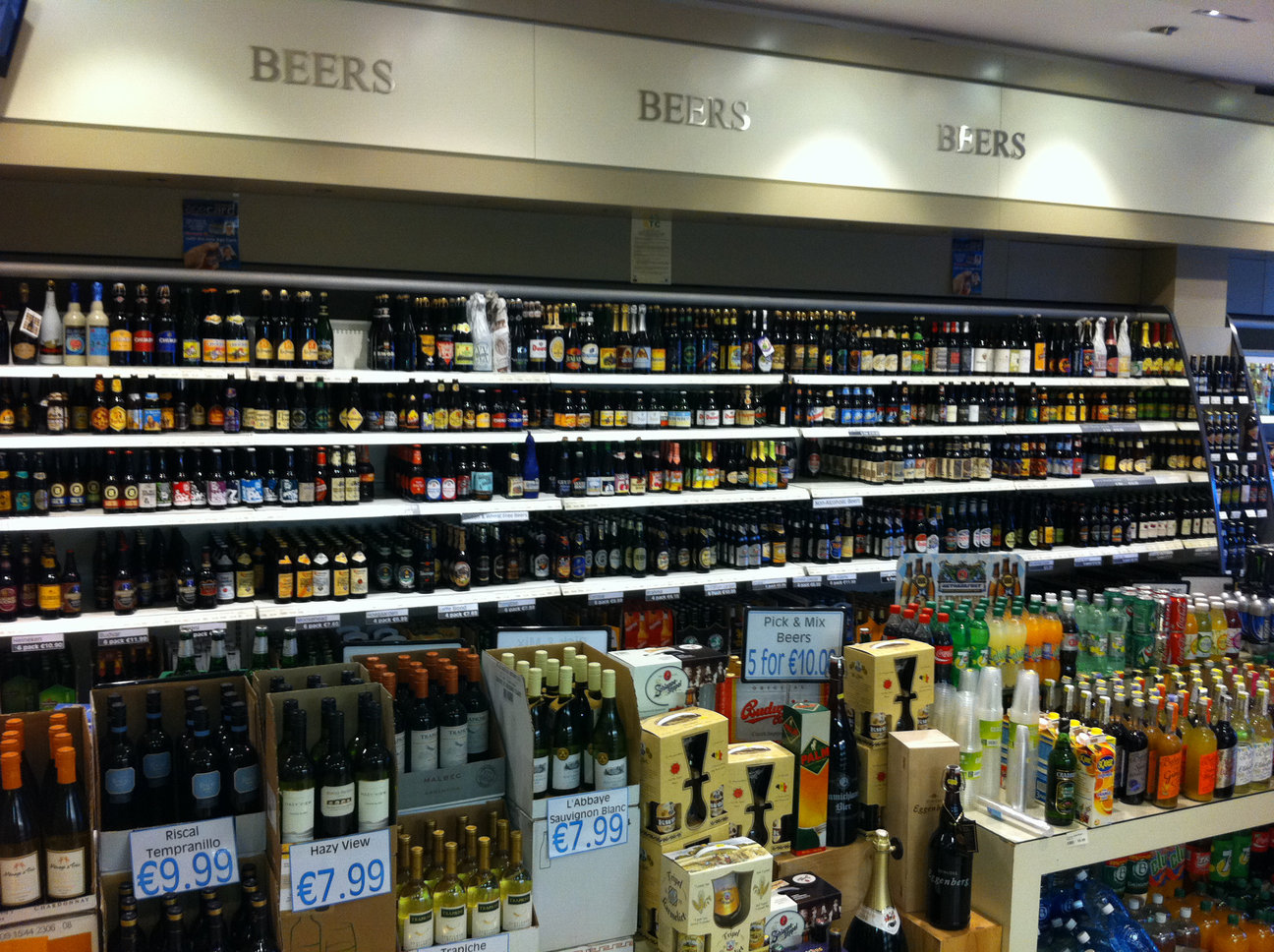 Purchasing of beer, cider and wine for home consumption was down 9.5% for the eight-week period compared to last year.