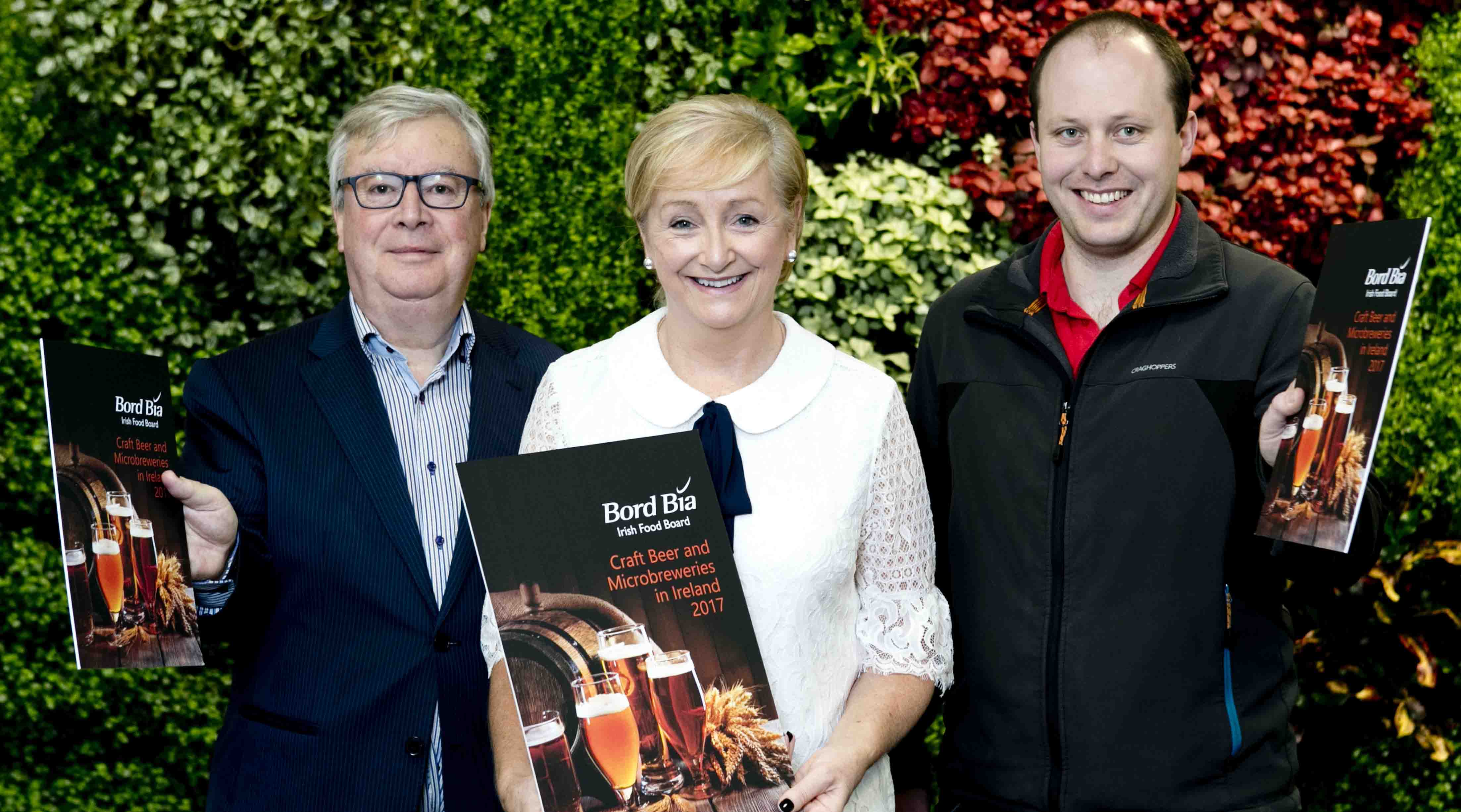 At the launch of the new Craft Beer report (from left): Economist Bernard Feeney, Bord Bia’s Beverage Sectoral Manager Denise Murphy and the Chairman of Independent Craft Brewers Ireland Kevin O'Hara.