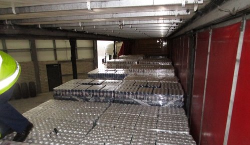 Revenue Commissioners have seized over 25,800 litres of beer with an estimated retail value of €107,000 in routine operations in Rosslare over the past week.