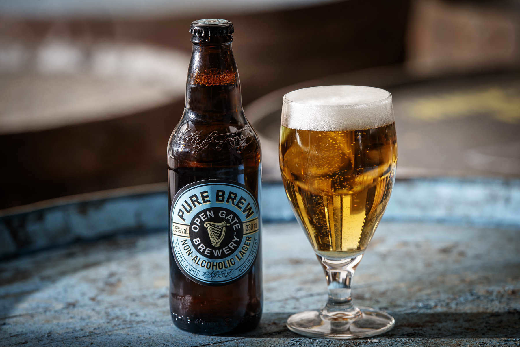 Diageo Ireland has launched ‘Open Gate Pure Brew’ non-alcoholic lager from the Guinness Open Gate Brewery to 250 Dublin pubs initially.
