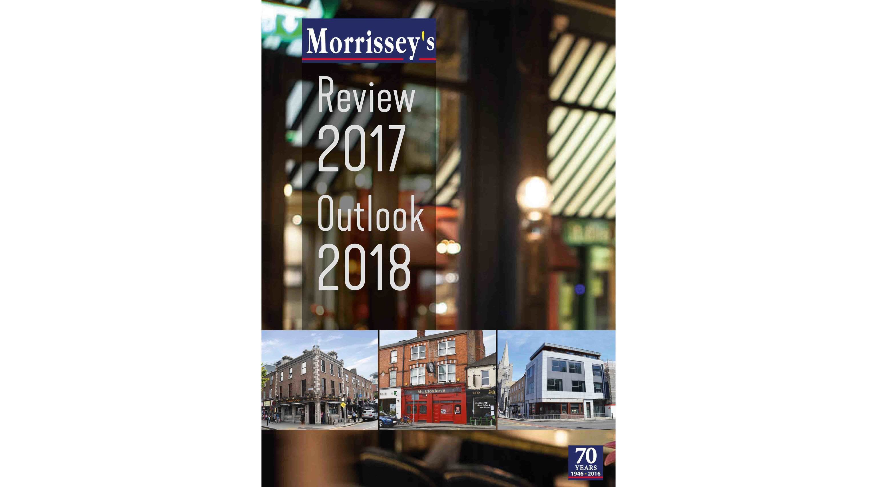 The capital value of sales in the Dublin pub market fell 42%  from €62.2 million to €36.6 million over the year, states Morrissey's report.