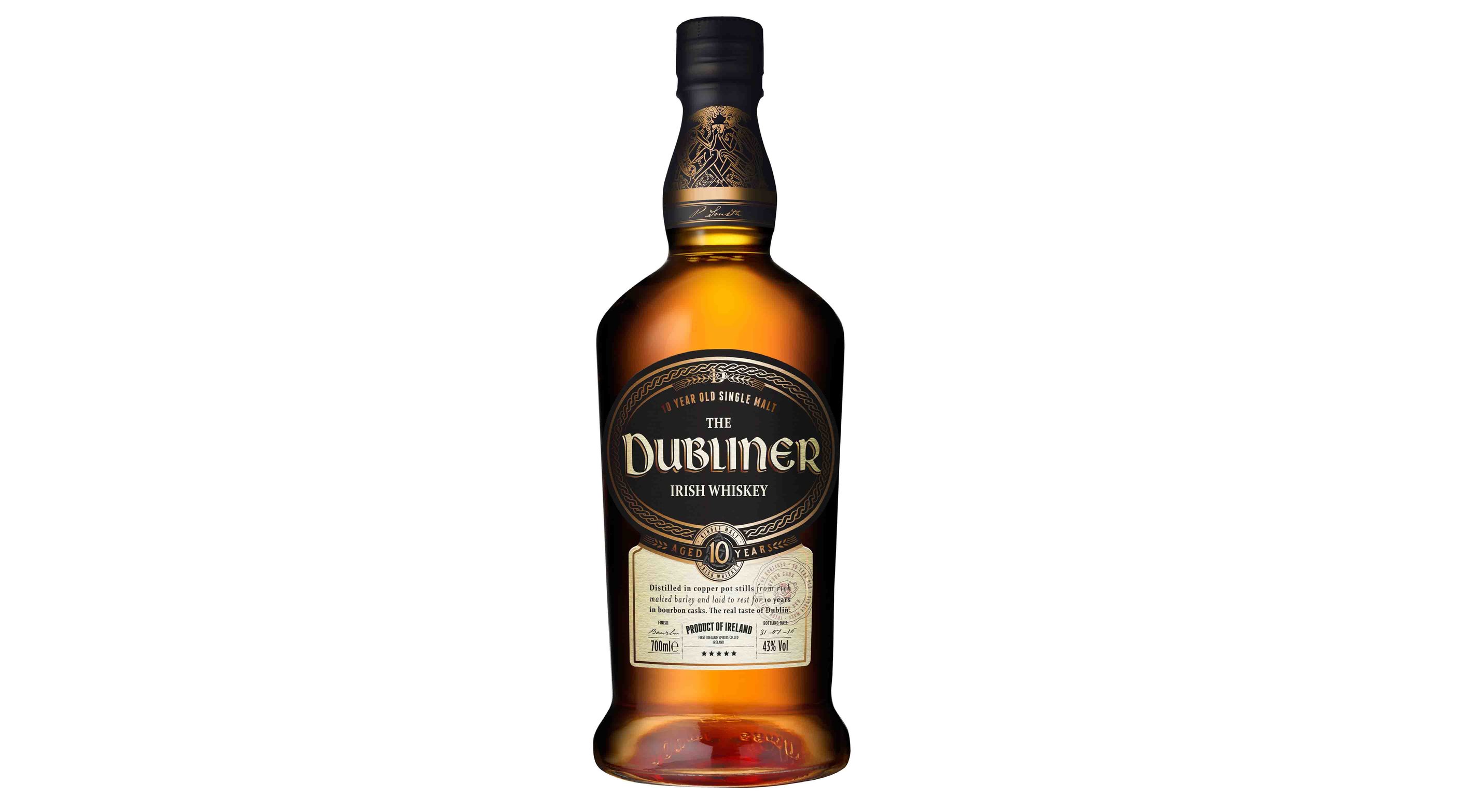 The Dubliner 10 Year-Old - Gold at the San Francisco World Spirits Competition.