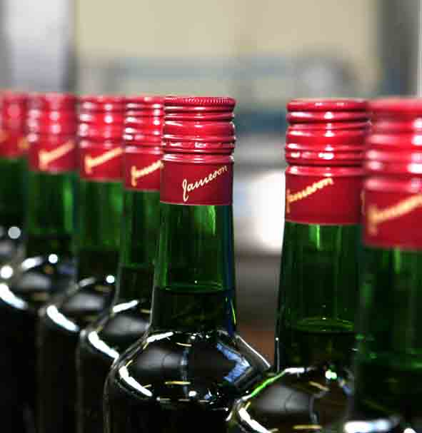 200 bottles of Irish whiskey are sold every minute.