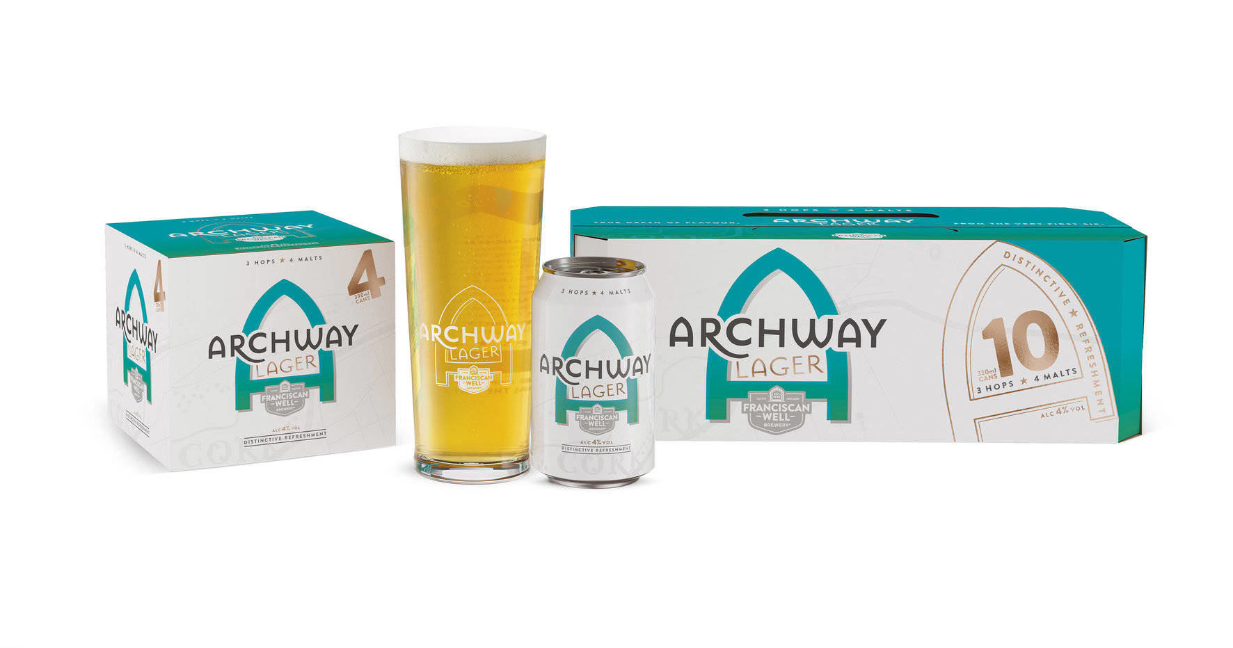 Archway is now available on draught in Dublin and Cork and will be rolled out nationally over the coming weeks. 330ml cans of Archway are being launched in supermarkets and off-licences throughout the country.