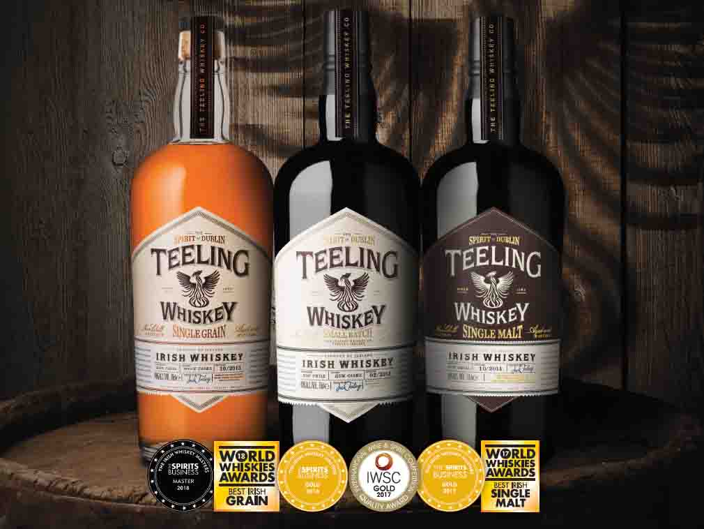 Over the last few weeks Teeling Whiskey has won 15 medals in international spirits competitions.