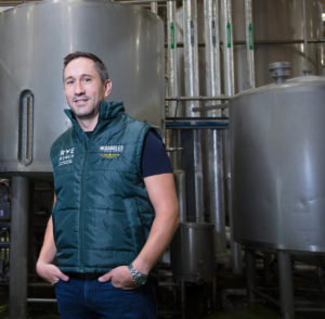 "All our beers are brewed by hand in 2,500 litre batches." - Tom Cronin.