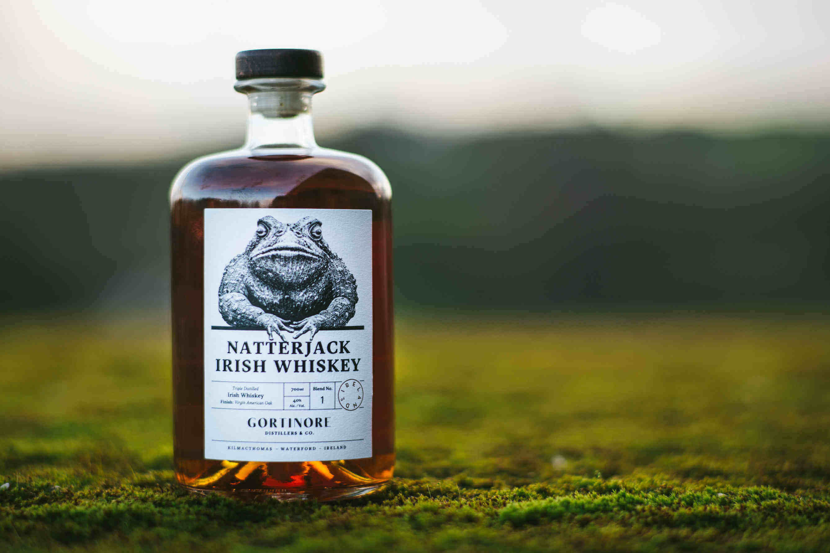 Natterjack starts ageing in ex-bourbon barrels and is finished in virgin American oak.