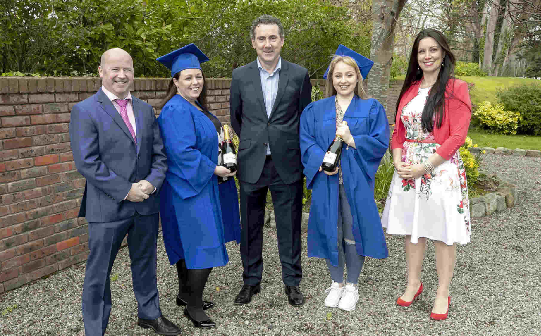 From left: LVA Chairman Alan Campbell; Senior Stream Student prize winner Claire Murphy; Fevre Wines’ Brendan Doyle; Junior Stream Student prize winner Leah Bell-Harris and LVA Diploma Course Director Gillian Knight. 