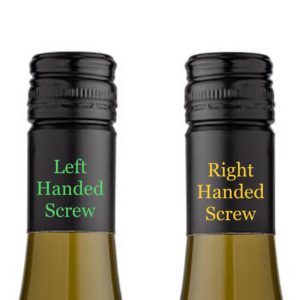 Hidden Spring has released 10% of its 2018 stock in left-handed screw-caps for Southpaws like Chris Phipps, the winery’s co-owner, who added, “We’re also working on our future range of products including left-handed spittoons as I seem to keep missing when using the right-handed ones”.