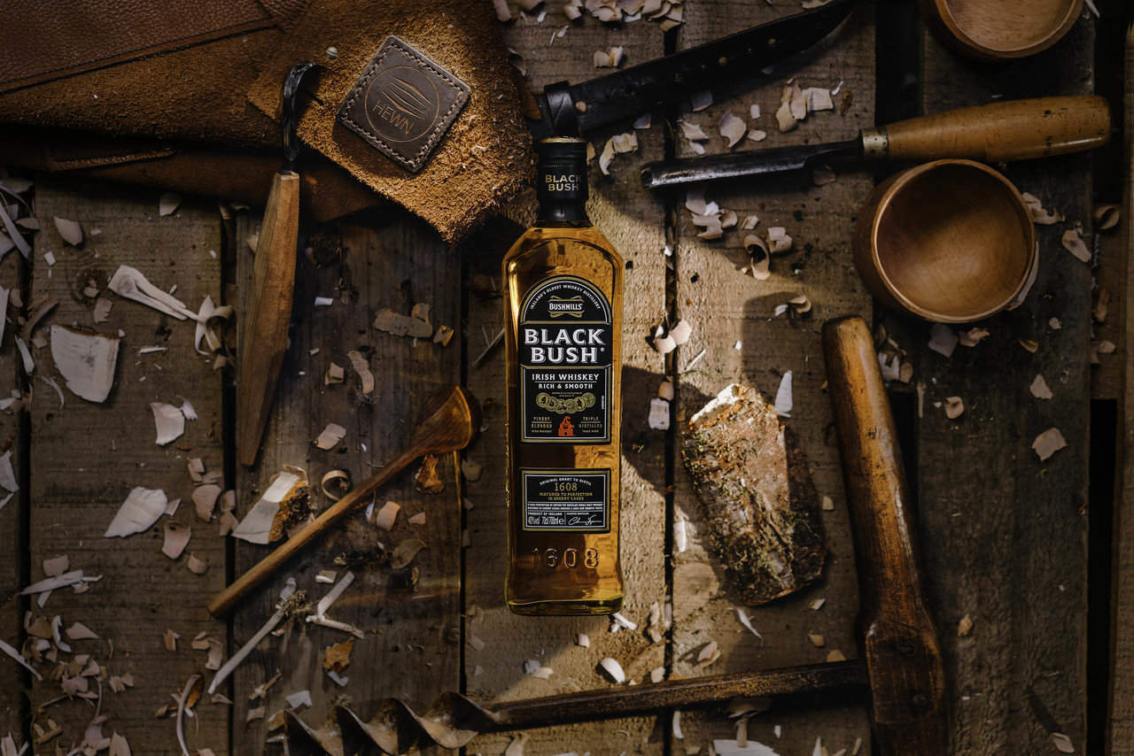 ‘Black Bush Carved’ brings together the worlds of Irish whiskey and creative woodworking in Dublin’s Drury Buildings on 23rd and 24th July.