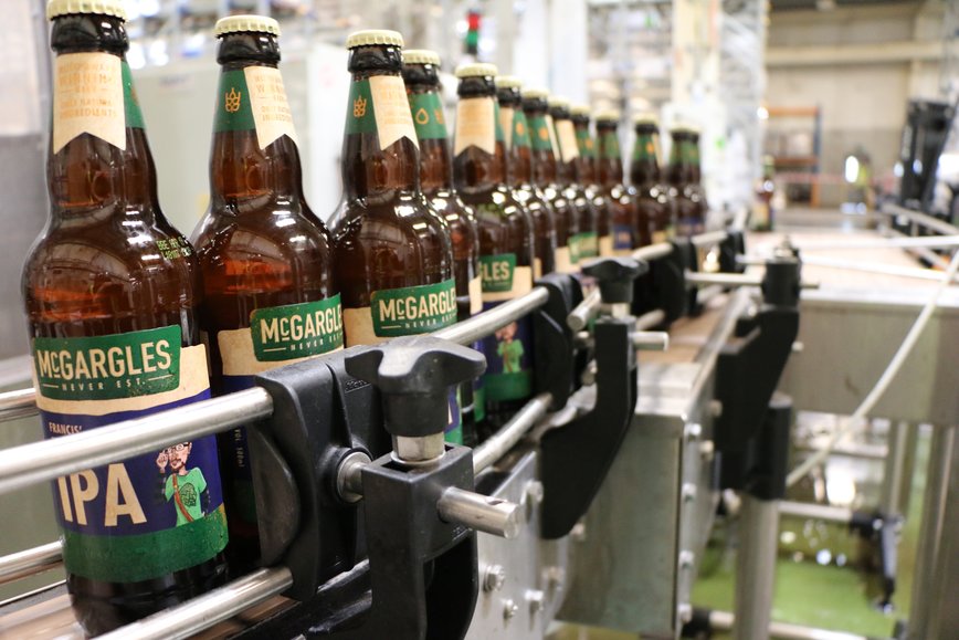 The Rye River Brewing Company produces beers under the flagship brand McGargles.