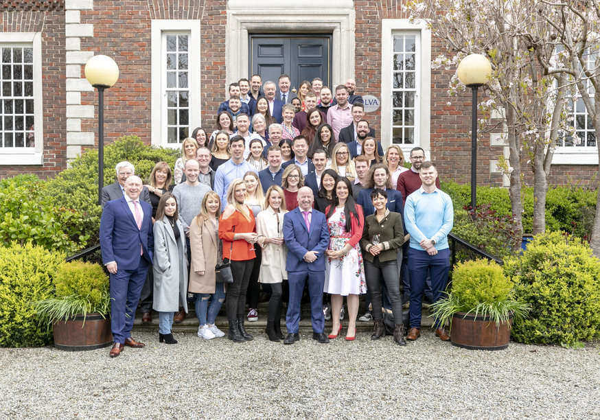 Graduates from last year’s Diploma at Anglesea House with LVA Chief Executive Donall O’Keeffe (front row left), LVA Chairman 2018-2019 Alan Campbell (front row centre) and LVA Diploma Course Director, Gillian Knight (front row, just right of Alan Campbell).