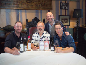 The taste of 2019 (from left): Rob Cameron, Graham Norton, Joe Fattorini and Tim Norton.