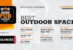 The seven Regional Winners in the Best Outdoor Space category have been announced.