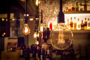 Sean suggests that if you’re changing your bar lighting to LED, then you’d want to have the same brand of bulb in the same style in order to keep the conformity of décor.