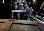 At the launch of IrishWhiskey360° were (from left): Fáilte Ireland Chief Executive Paul Kelly with Minister for Agriculture, Food and the Marine Mr Michael Creed TD and Drinks Ireland|Irish Whiskey Chairman David Stapleton at The Jameson Experience, Bow Street, Dublin.