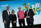 At Bord Bia’s 2019 Irish Foodservice Seminar were (from left): Senior Principal at Technomic Dave Henkes, Bord Bia’s Maureen Gahan, Emeritus Professor of Food at Imperial College London David Hughes and journalist, Richard Curran.