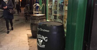 The number of barrels placed outside pubs, particularly in the city centre, has increased in recent years.