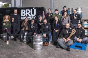 Both BRÚ and Carrig breweries now trade under the BRÚ Brewery name, brewing from their Trim brewhouse in County Meath.