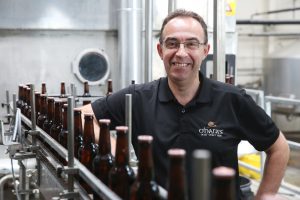 Seamus O'Hara of Carlow Brewing Co whose turnover was up nearly 24% to over €10 million from €8.15 million the previous year.