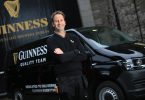 Cathal O’Gorman from the Guinness Quality Team at St James’s Gate Brewery in Dublin on the day of final beerline-cleaning around Ireland.