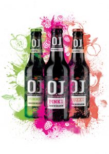 Springboarding from the success of its fruit beers across 26 countries worldwide, Liquor Zaar’s range includes OJ Pink, OJ Pomme and OJ Fuzz.
