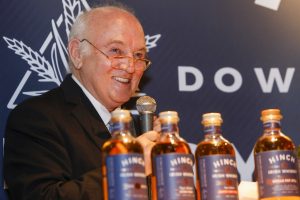 Dr Terry Cross OBE of Hinch Distillery, just south of Belfast, which won the ‘Gin of the Year’ Award for its Ninth Wave gin at the China Wine and Spirit Awards alongside three other distinguished titles for its range of Irish whiskies.