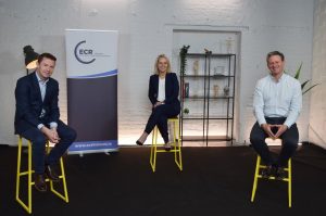 From left: Tesco's Fresh Category Director John Brennan, Anne Scullion and General Manager at ECR Ireland Declan Carolan.