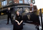 At the announcement of the Raising the Bar Helpline were (from left): Corporate Relations Director at Diageo Ireland Liam Reid, Denise White and Patrick Kavanagh of The Patriots Inn in Dublin.   