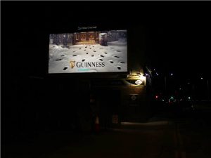 Guinness has created a multi-sensory experience by integrating audio capabilities into a selection of its billboards.