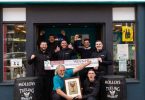 Molloy's Liberties-winners (from left): Paddy Bowes, Mark Walsh, Store Manager Paddy Burke, Richard Molloy and Assistant Manager Darryl Maxwell. Front row (from left): Jim Brindley & Gavin Furlong.