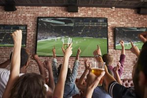 As in most territories, football is the most popular sport in pubs and bars.